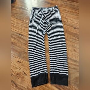 Simple Joys Black and Gray Striped Kids Joggers 5t